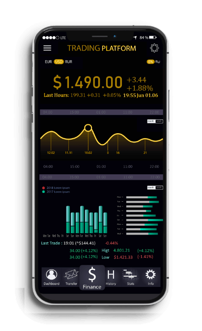 BIT-ZONE mobile trading app
